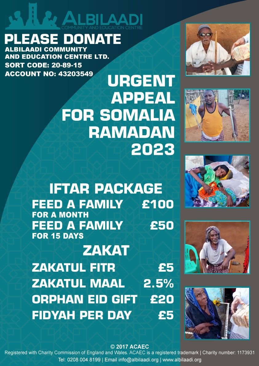 Albilaadi Ramadan appeal